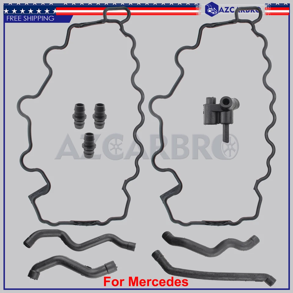 Juego de 2 juntas de cubierta de válvula para Mercedes Benz 2003-2005 C320 4Matic ML350 Base Foto 1 de 4