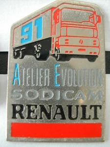 * PIN'S PIN RENAULT ATELIER EVOLUTION SODICAM CAMION EMAIL - Bild 1 von 1