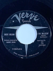 RICKY NELSON: I'm Walkin' / A Teenager's Romance - 1957 - V10047 - VG+ - Foto 1 di 2