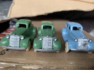 3 X PRE WAR TOOTSIETOY TOOTSIE TOY FORD CAR MODELS 1935 - Picture 1 of 12