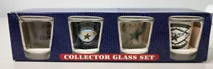 Vintage 1999 Dallas Stars Hunter Sammler Schnapsbrille 4 offiziell lizenziert - Bild 1 von 10