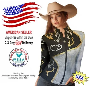 Toby's Western Showmanship Horsemanship Pleasure Show Jacke Shirt Rodeo Queen - Bild 1 von 3