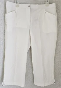 Zenergy Golf by Chico's Womens Capri Pants Size 3 XL X Large 16 Pockets NEW - Picture 1 of 24