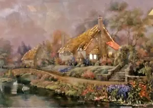 Rose Art Village of Selworthy Magic Effects Collection Puzzle 13"x19" 500pc - Picture 1 of 2