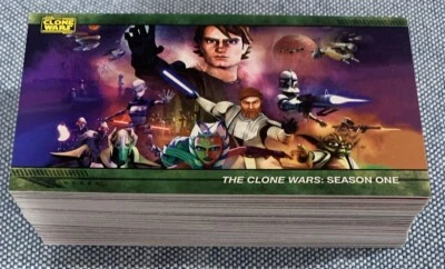 2009 Topps Widevision STAR WARS Clone Wars Complete Trading Card Base Set (80) - Image 1 of 4