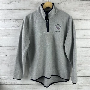 Women’s NFL Team Apparel, TN Titans 1/4 Zip Up Fleece Jacket Size Medium Gray - Picture 1 of 10