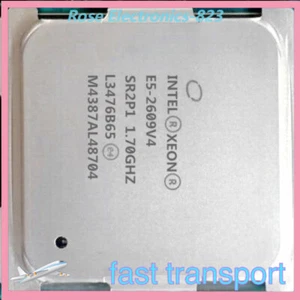 E5-2609 V4 INTEL XEON CPU PROCESSOR 8 CORE 1.70GHZ 20MB L3 CACHE 85W SR2P1 - Picture 1 of 2