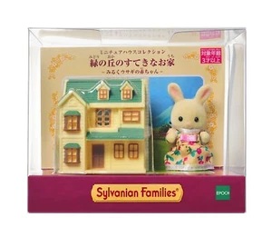 Sylvanian Families Calico Critters Baby Rabbit & Green Hill House Playset - Picture 1 of 1
