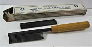 Vintage Relcom Sanitary Hair Straightener Reliable Prod Mfg Co NY Store Stock - Picture 1 of 8