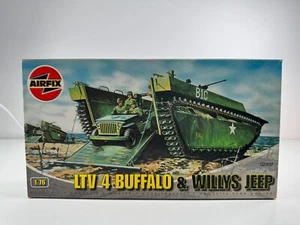 Airfix LTV 4 Buffalo & Willys Jeep Military Army 1/76 Plastic Model Kit New - Picture 1 of 7