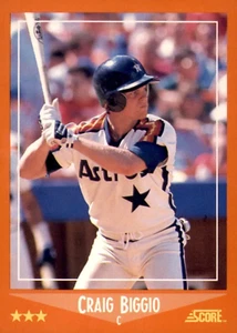 1988 Craig Biggio Score Rookie And Traded RC #103T-MT - Picture 1 of 2