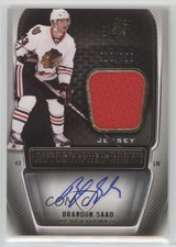 2011-12 SPx SPx Auto Rookie Jerseys /799 Brandon Saad #183 Rookie Auto RC