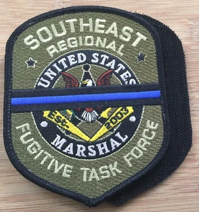 US Marshals Service-SE Regional Fug TF "luto" OD Genuino *Parche Kokopelli* - Imagen 1 de 1