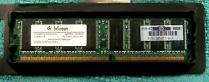 Infineon HYS64D32300GU-6-C 256MB DDR 184 PIN CL2.5 ECC Memory HP P/N 305957-041 - Picture 1 of 3