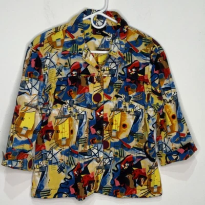 Chaqueta vaquera Kaktus multicolor talla pequeña Foto 1 de 4