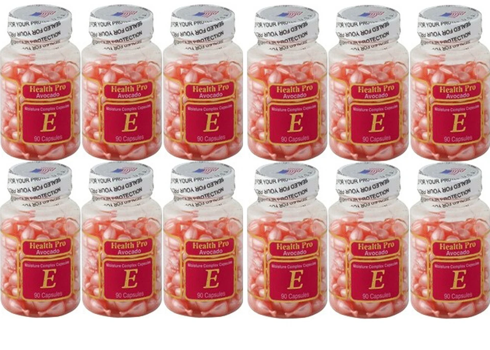 12 bottles AVOCADO Vitamin E Skin Oil 90 Caps/bottle 1080caps in toatal - Image 1 of 1
