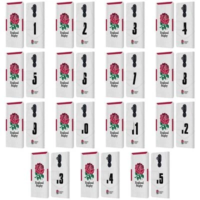 ENGLAND RUGBY UNION 2020/21 PLAYERS HOME KIT LEATHER BOOK CASE FOR NOKIA PHONES - Image 1 of 4
