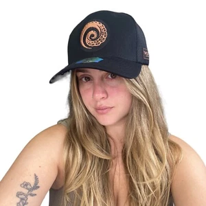 NWT Grassroots California Limited Edition! Black THE FLOW Snapback Hat A96 - Picture 1 of 10
