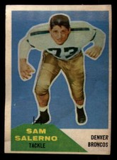 1960 Fleer Football #1 - #132 Complete your set - Pick your card