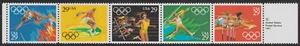 US 1991 SC# 2553a - 2557a - Summer Olympics - Strip of 5 Stamps - M-NH Lot # 155 - Picture 1 of 2