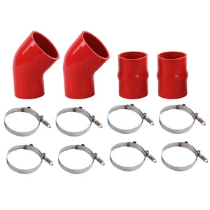 Kit de arranque Intercooler manguera Slicone 5 capas para Dodge Cummins 1994-2002 rojo - Imagen 1 de 6