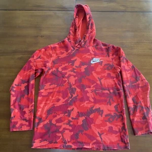 Nike Hoodie Red Camo Youth Size L - Picture 1 of 9