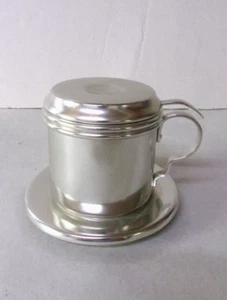 Vintage Aluminium Tassenfilter 3 tlg. Kaffee/Tee Alu Filter - Bild 1 von 8