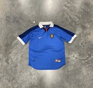 MAGLIA CALCIO VINTAGE RUSSIA NIKE FUTBOL FOOTBALL ANNI 90 BLU ADIDAS WORLD CUP M - Foto 1 di 6