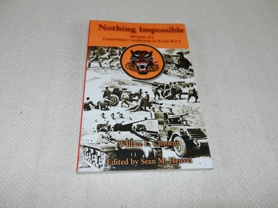 WW II Italy  804th Tank Destroyer battalion Officer & POW   "NOTHING IMPOSSIBLE" Foto 1 de 4