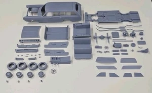 ABS-LIKE RESIN 3D PRINTED 1/25 1969 DODGE POLARA STATION WAGON FULL KIT - Picture 1 of 12