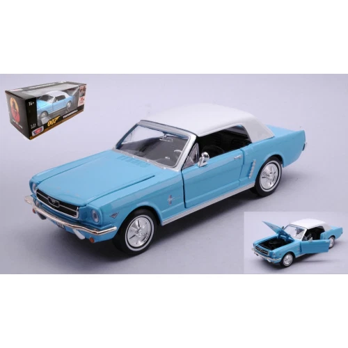 MotorMax FORD MUSTANG CONVERTIBLE 1967 007 JAMES BOND THUNDERBIRD 1 24