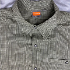 Merrell Button Up Shirt Short Sleeve Plaid Outdoor Casual XXL - Picture 1 of 6