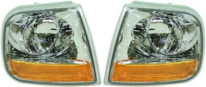 Par de luces de esquina de señal para Ford F-150 2001-2003 lado conductor y pasajero - Imagen 1 de 3