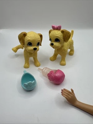 Juego de 2 orinas Mattel Barbie entrenamiento para ir al baño cachorros niño y niña cachorro perro 2009 Foto 1 de 4