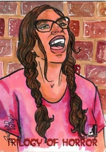RRParks Kickstarter Trilogy of Horror Sketch Card Artist Jenni Gregory - Picture 1 of 2
