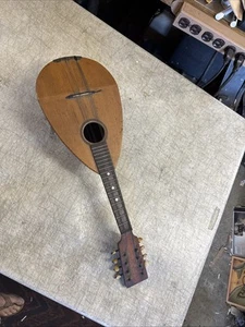 1800s-1900s unbranded Bowl back Mandolin - Picture 1 of 15