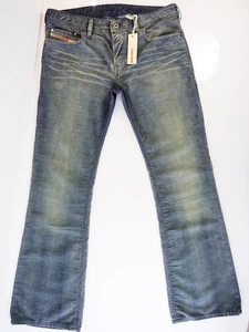 Diesel Zathan Grey Cords W34 L33 Regular Bootcut 34W 33L Wash code 00139 - Picture 1 of 17