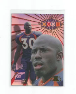 TERRELL DAVIS (Denver Broncos) 1998 COLLECTOR'S EDGE HOLO-FOIL SB XXXII CARD #5 - Picture 1 of 2