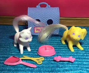Barbie così tanto da fare graziosi animali domestici parlor pezzi cane gattino gatto accessori - Foto 1 di 8