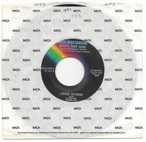 LYNYRD SKYNYRD, "WHAT'S YOUR NAME" - Picture 1 of 3