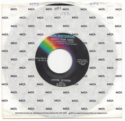 LYNYRD SKYNYRD, "WHAT'S YOUR NAME" - Image 1 of 3