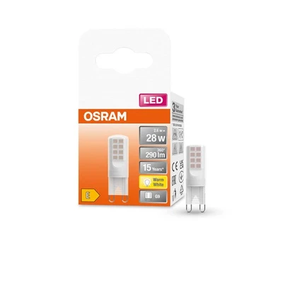 OSRAM LED Pin, G9, 2.6 Watt, Multicolore, Bianco Caldo, 2700 Kelvin rLeN - Immagine 1 di 3