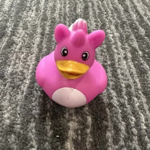 Gummiente Fuchsia Einhorn Dekor Auto Jeep Ente Home Office Cruise Ducky Neu - Bild 1 von 10