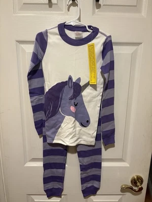 Hanna Andersson Girls' Pajama Set 120 cm US 6-7 Unicorn - Image 1 of 3