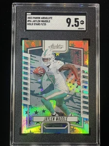 2023 Panini Absolute #96 Jaylen Waddle Gold Stars /25 *MINT RARE* - Bild 1 von 7