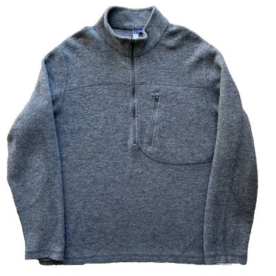 Ibex Wool Jacket X-Large Brown Half Zip Winter Outerwear - Image 1 of 4