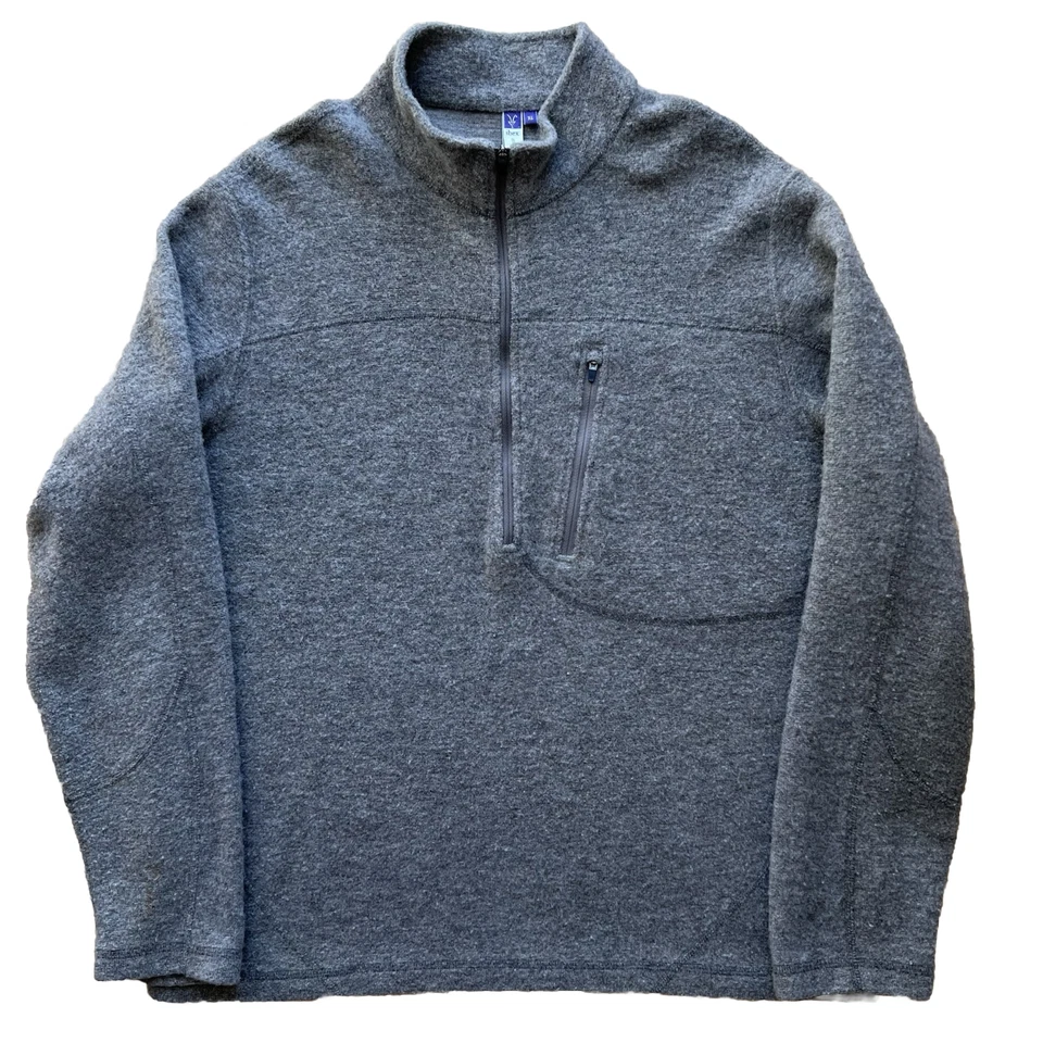 Chaqueta de Lana Ibex X-Grande Marrón Media Cremallera Ropa Exterior de Invierno Foto 1 de 4