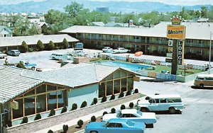 TARJETA POSTAL VINTAGE DE CARRETERA EL CAPITAN MOTEL CASINO HAWTHORNE NV NEVADA 083123 S - Imagen 1 de 2