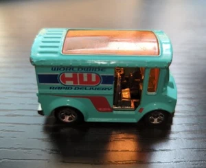 Hot Wheels Brotkasten türkis "Worldwide HW Rapid Delivery" - Bild 1 von 4