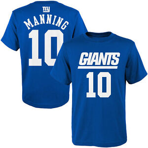 Eli Manning New York Giants Player Name & Number T-Shirt 2022 Football Champs 